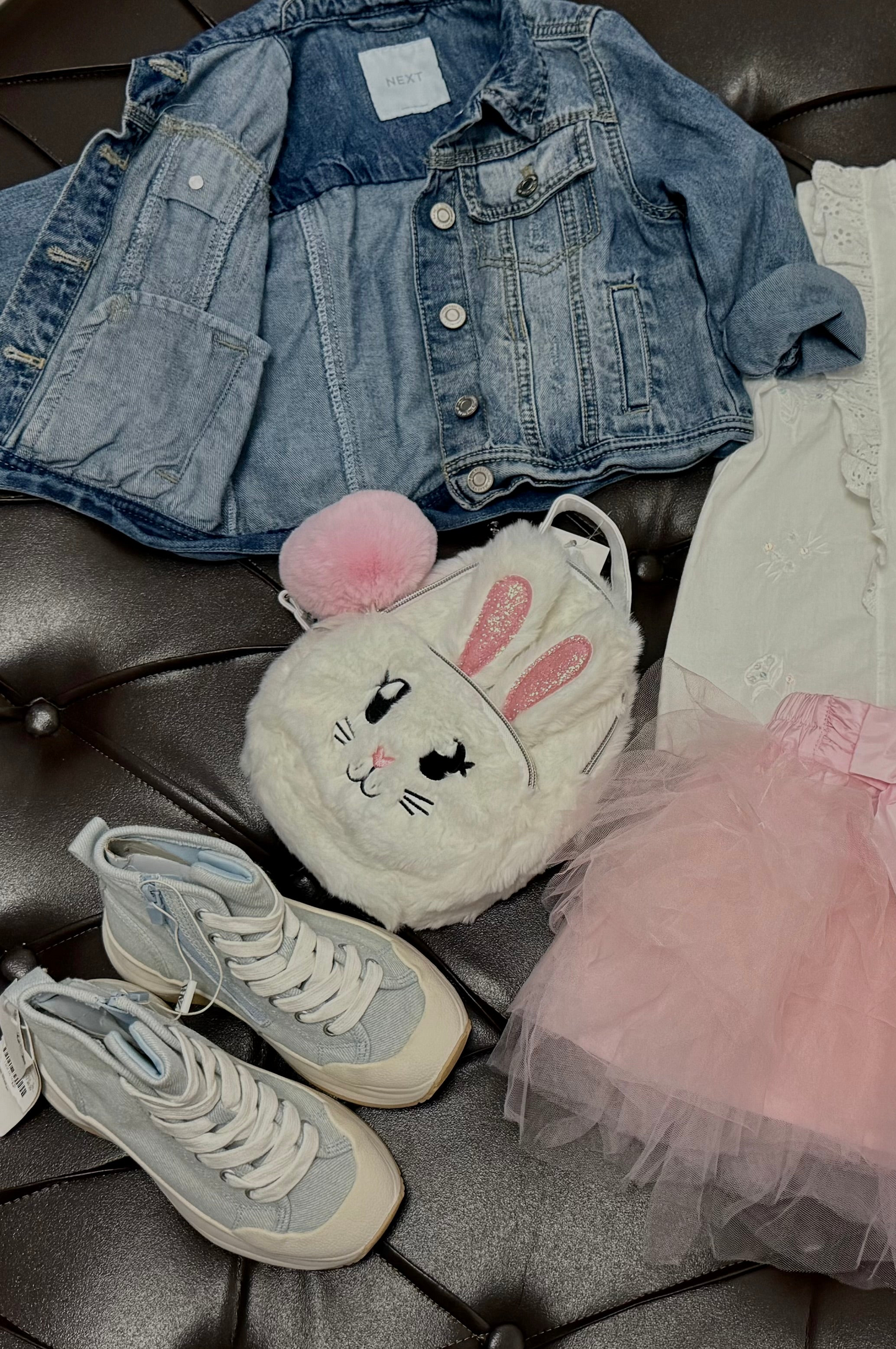 Pink Tutu Bunny Weekend Set