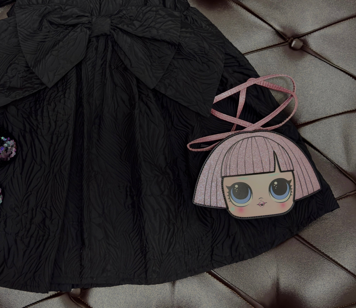 Mark & Spencer Midnight Bow Party Dress Set