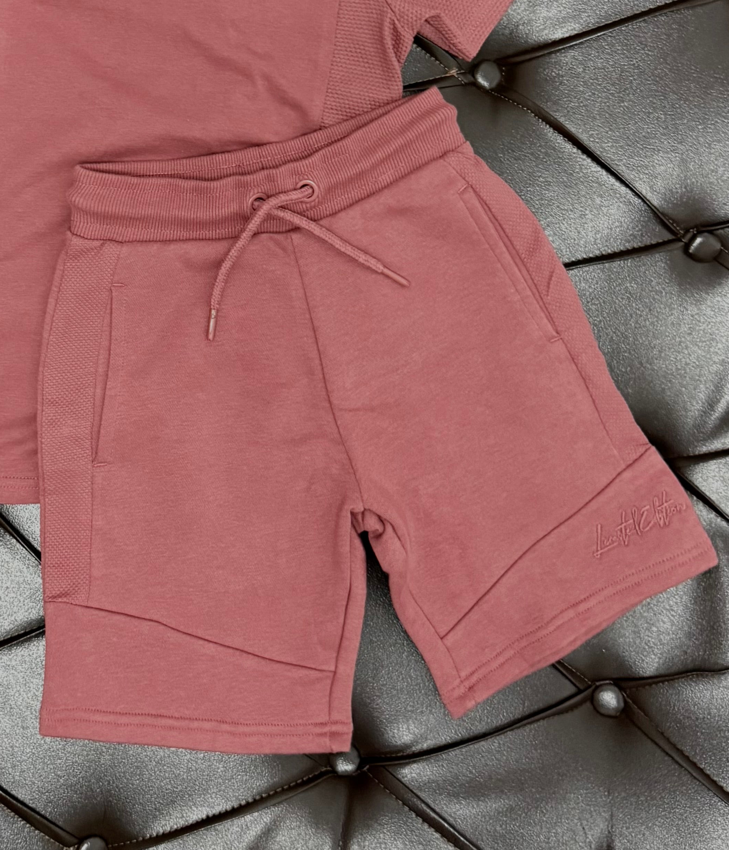 George Dusty Rose Two-Piece Set (Shorts & Tee)