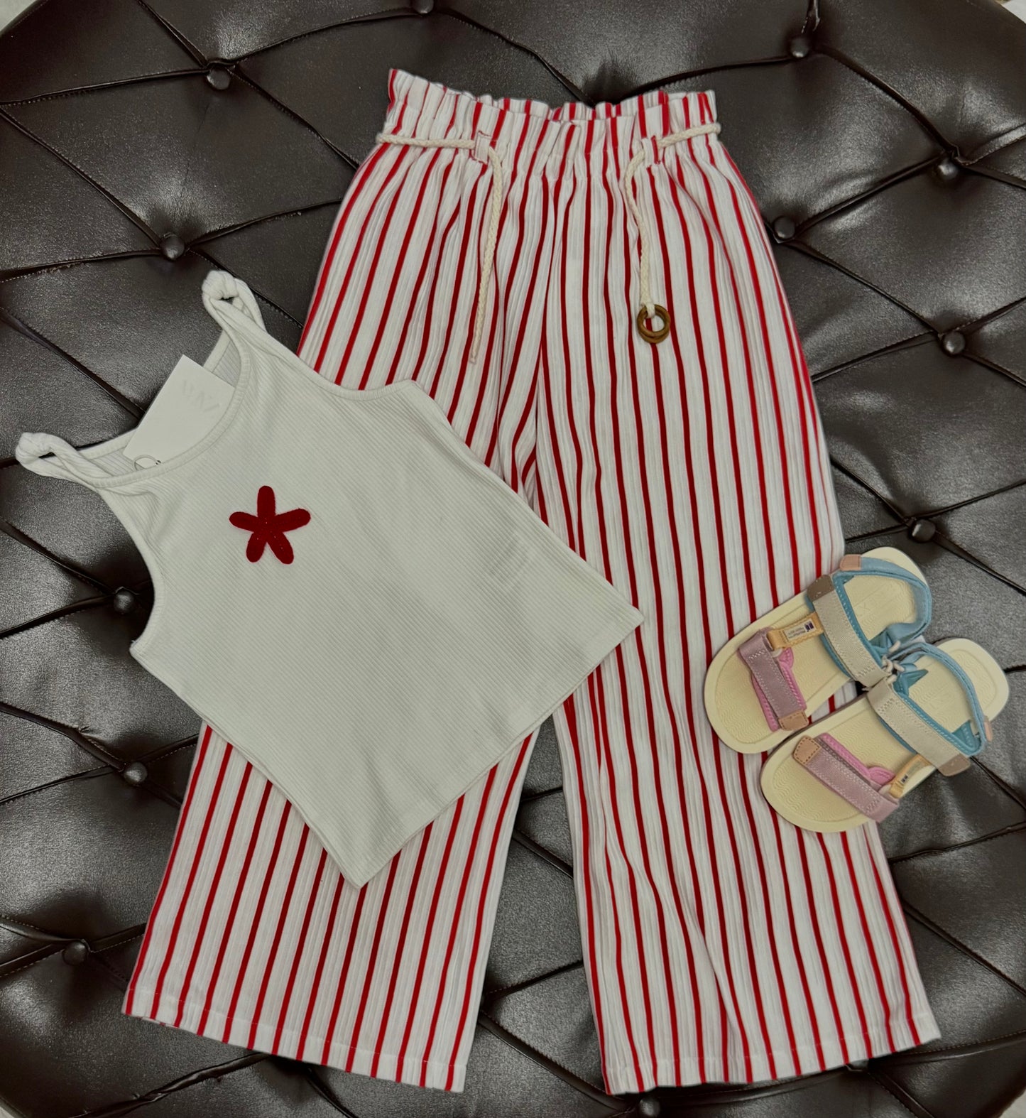 Zara Candy Stripe Summer Set