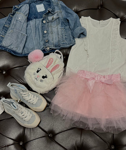 Pink Tutu Bunny Weekend Set