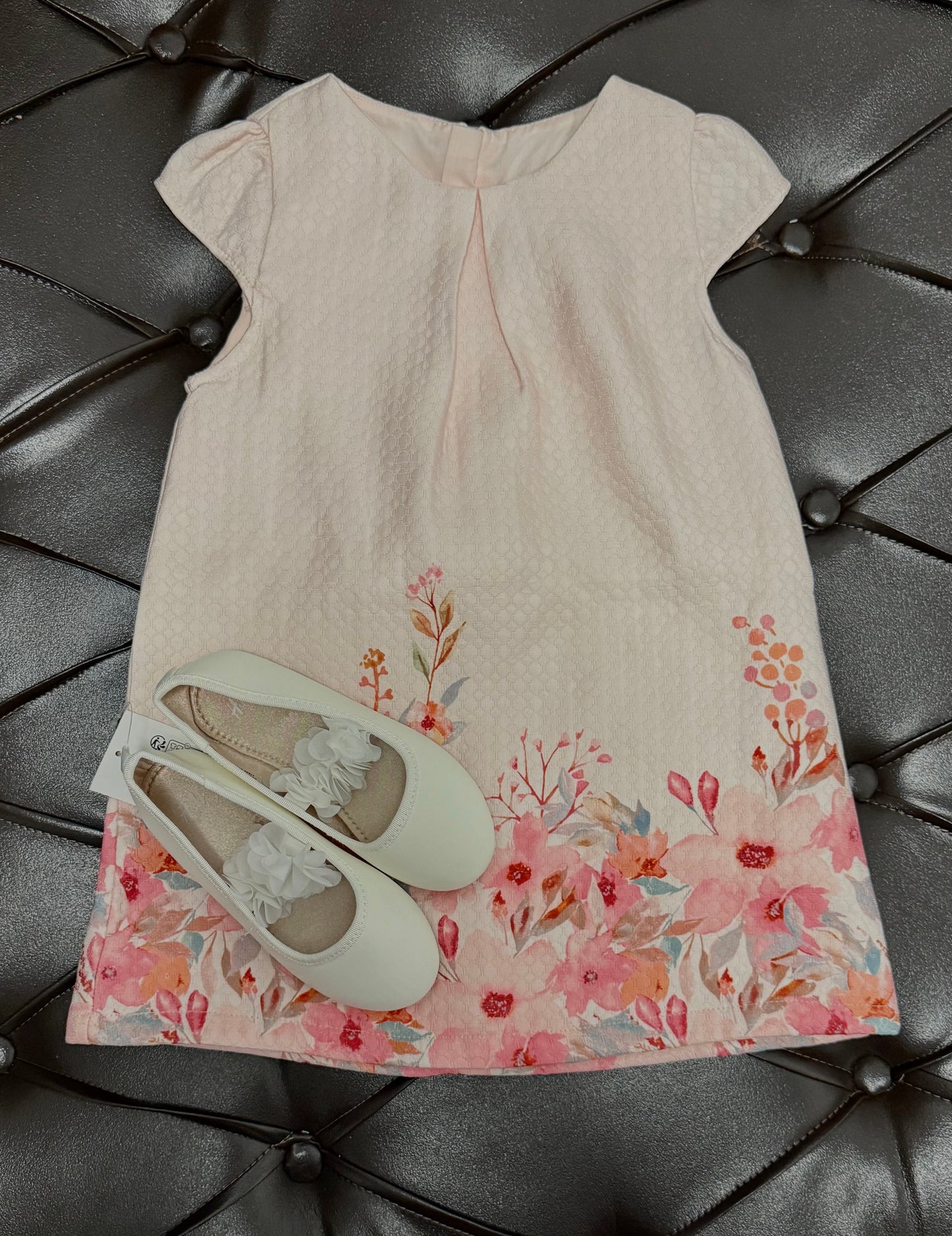 Blush Garden Border Dress Set