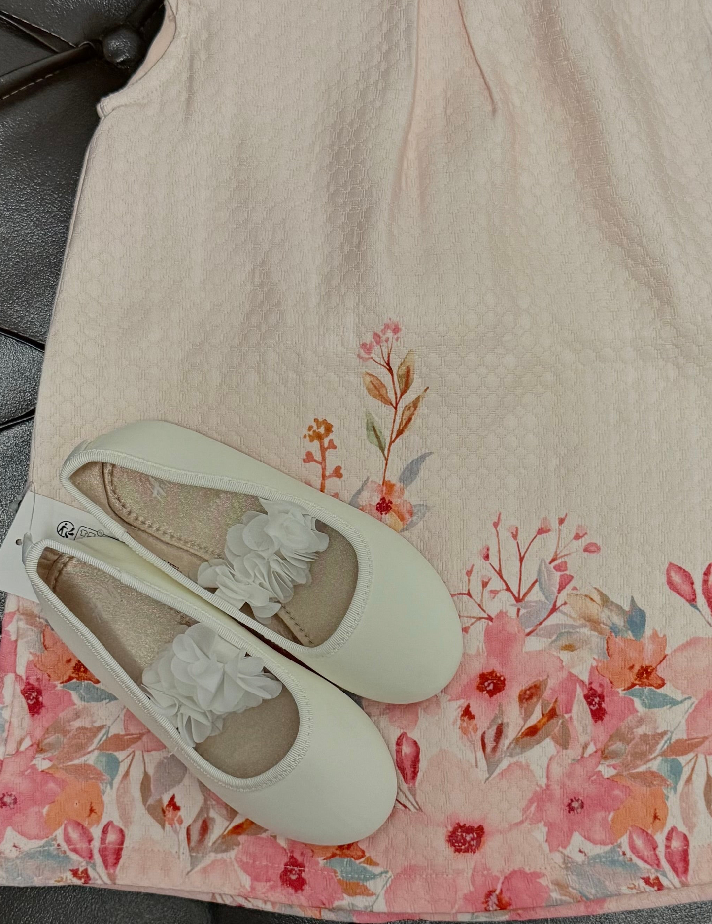 Blush Garden Border Dress Set