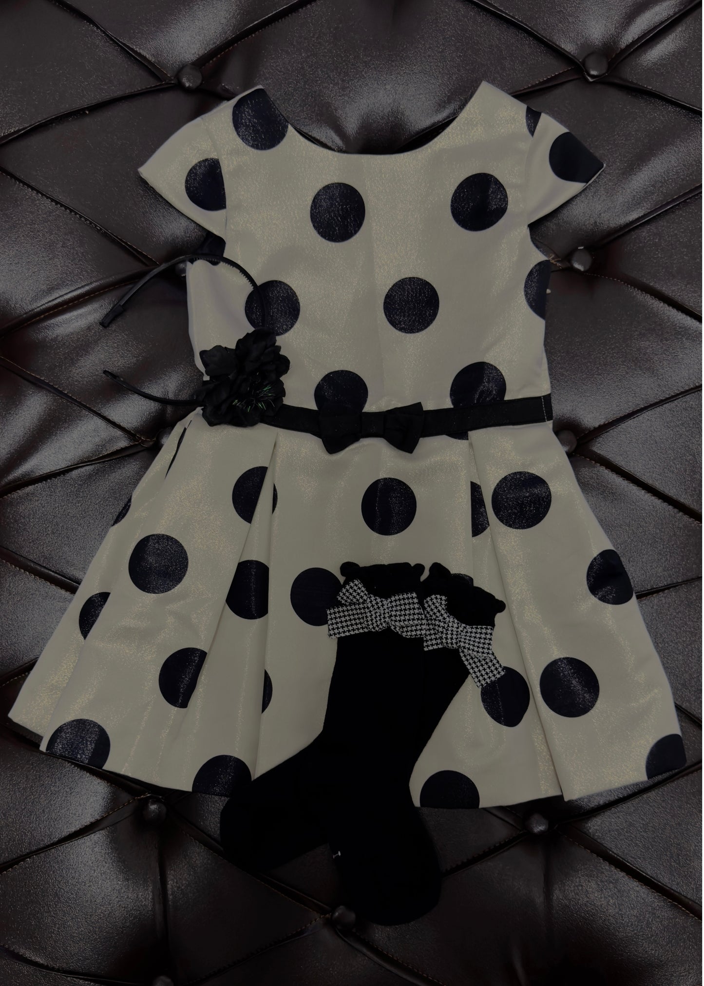 Classic Polka Charm Dress Set