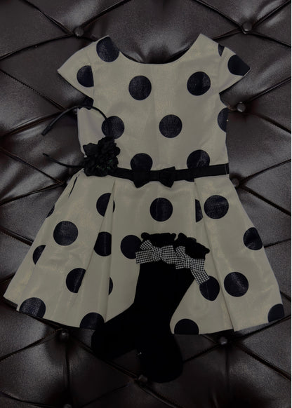 Classic Polka Charm Dress Set