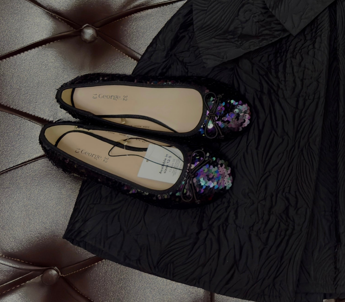 Mark & Spencer Midnight Bow Party Dress Set