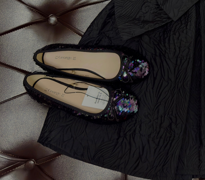 Mark & Spencer Midnight Bow Party Dress Set