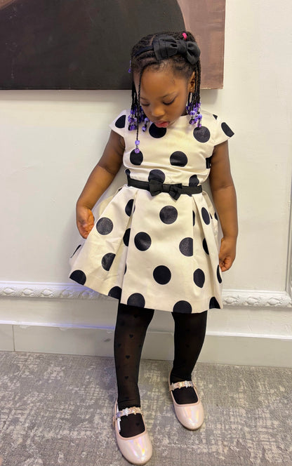 Classic Polka Charm Dress Set