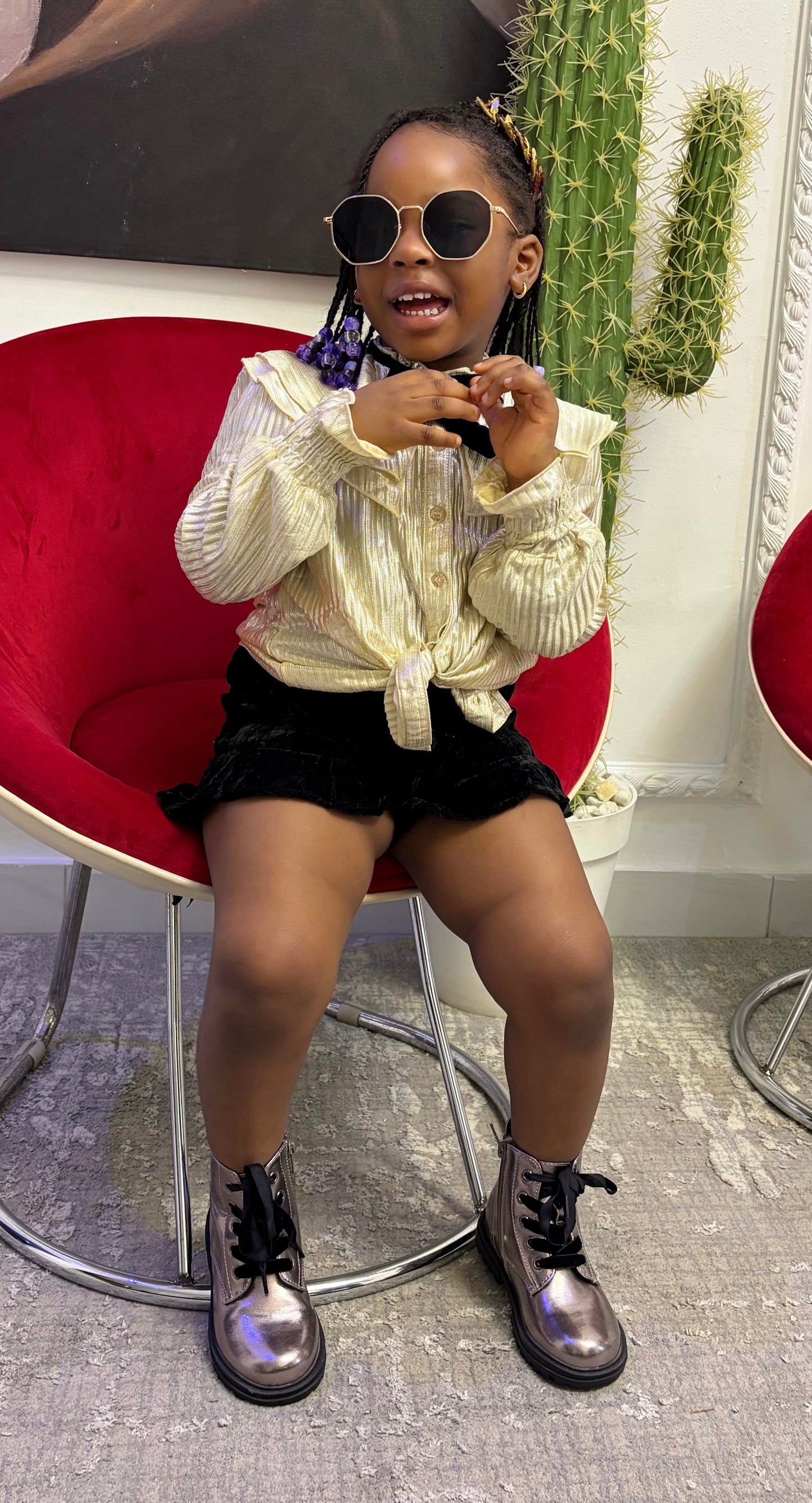 River island Velvet Bow Vintage Blouse Set (River island complete look)